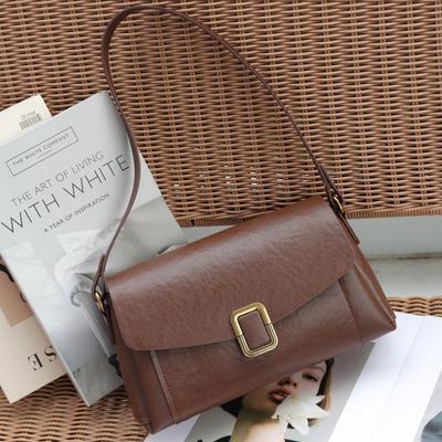 Herbst 2025 Retro Kuhfell Umhänge-Schultertasche für Damen