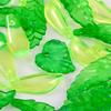 50pcs Acrylic Tree Leaf Hand Beaded DIY Handmade Necklace Bracelet Earrings Loose Bead Separated Bead Jewelry Accessory