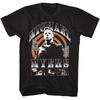 Halloween Horror Movie Scenes Spiral Background Men's T Shirt Unisex T-Shirt