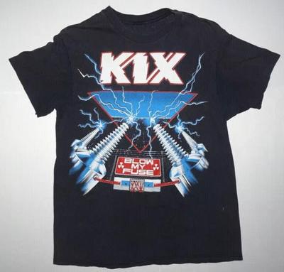 Vintage KIX Band Blow My Fuse Shirt