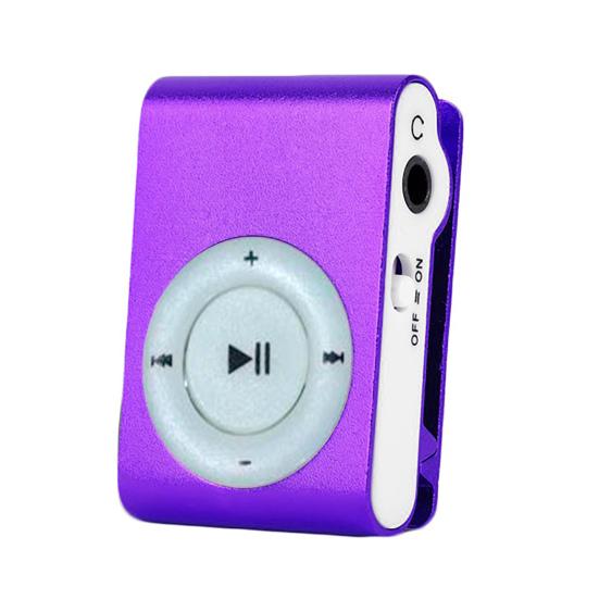 Mini MP3 Player Kartenslot Metall Tragbar TF Clip USB Sport Digital Musik