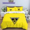 Alemannia Pattern Bedding Quilt Set  Home Decoration  Gift (1 * duvet cover + 2 * pillowcase  without core)