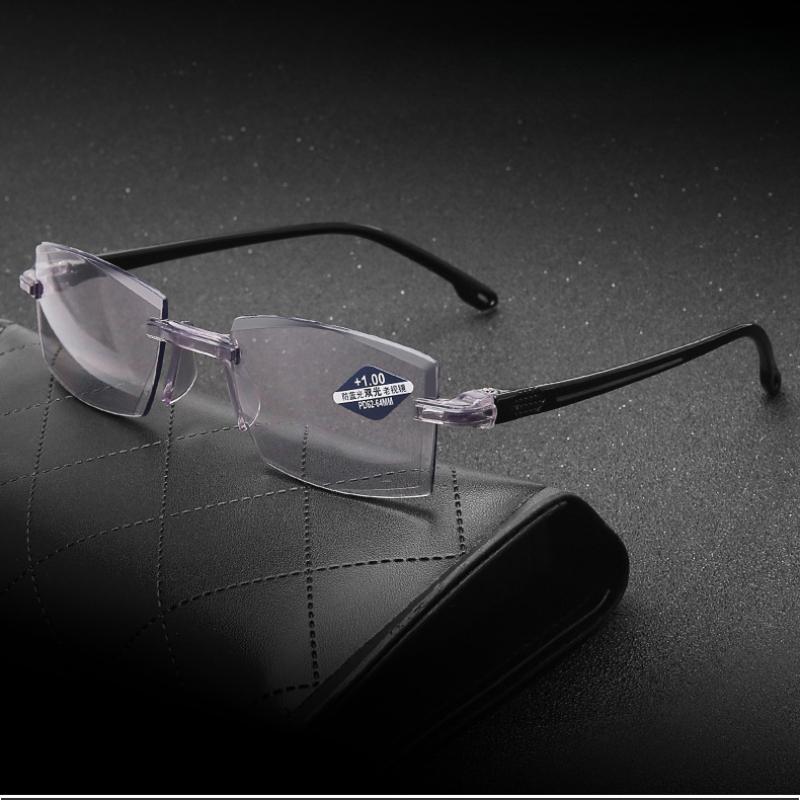 Elder Ultralight Reading Glasses for Men Women Retro HD Lens Blue Light Blocking Eyewear Classic Square Far Sight Eyeglasses