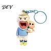 Football Player Backpack Charm Cartoon Keychain Pendant, Big Mouth Man Pendant Charm, Bag Hanging Decorative Accessory, Lover Gift Accessory