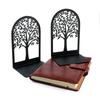 Black Tree of Life Desktop Book Ends Office Desktop Home Bookend Gift for Book Loves Office Desktop Iron Book Rack