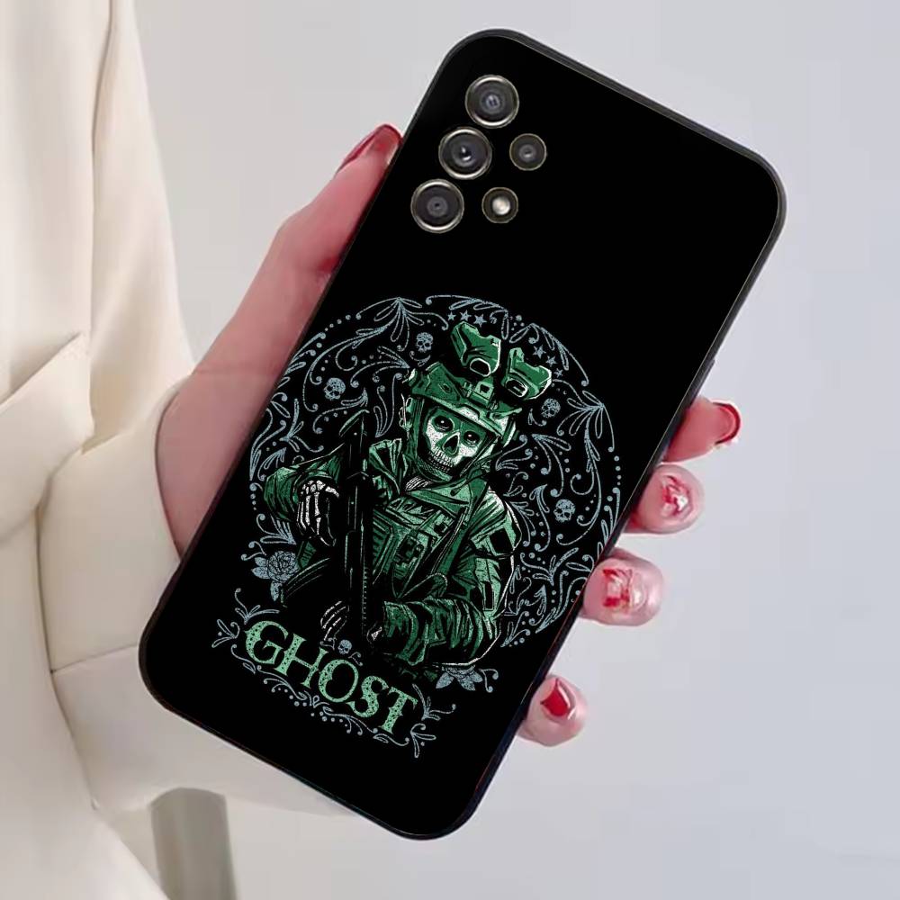 COD Call Of Duty G-Ghost Phone Case For Samsung S25,S24,S21,S22,S23,S30,Ultra,S20,Plus,Fe,Soft Silicone Black Cover