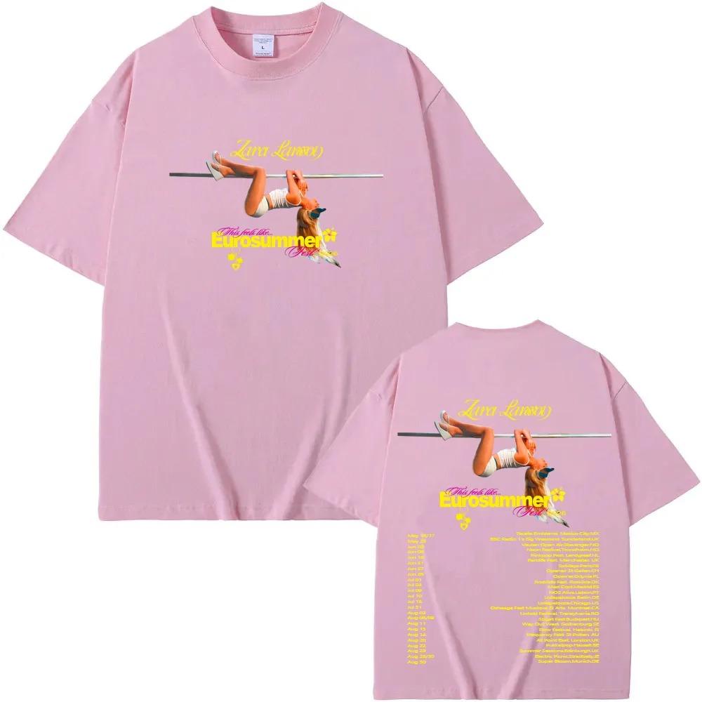 

Singer Zara Larsson T-Shirt 2026 Midnight Sun Tour TEE Fan Edition Fashion High Quality Graphic Printing Clothes Cotton XXXL