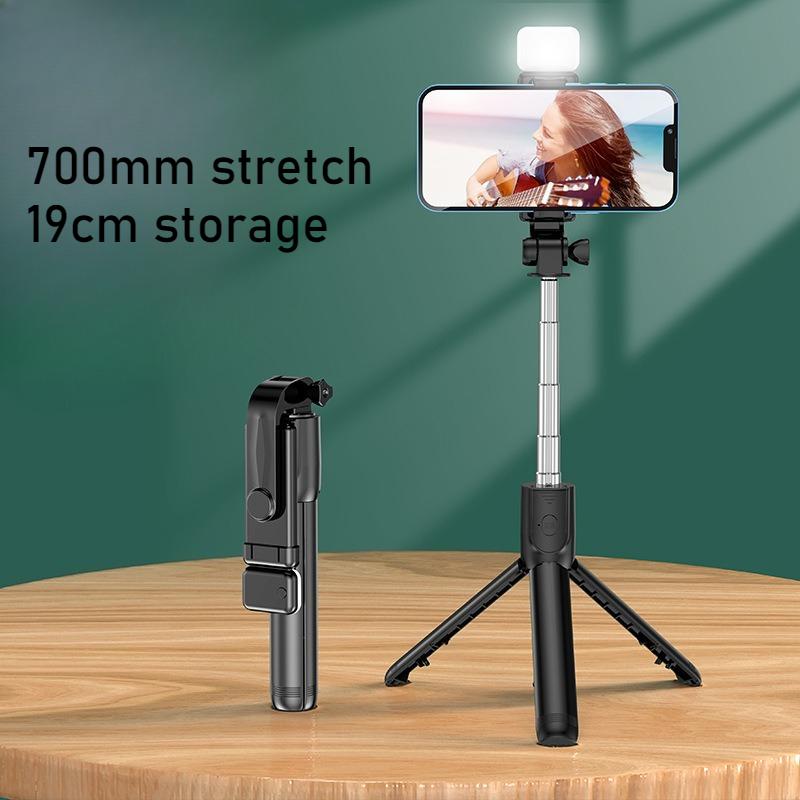 

Bluetooth Selfie Stick Tripod - Wireless 3-in-1 Extendable Phone Holder with Remote Shutter, Compatible with iPhone/Android