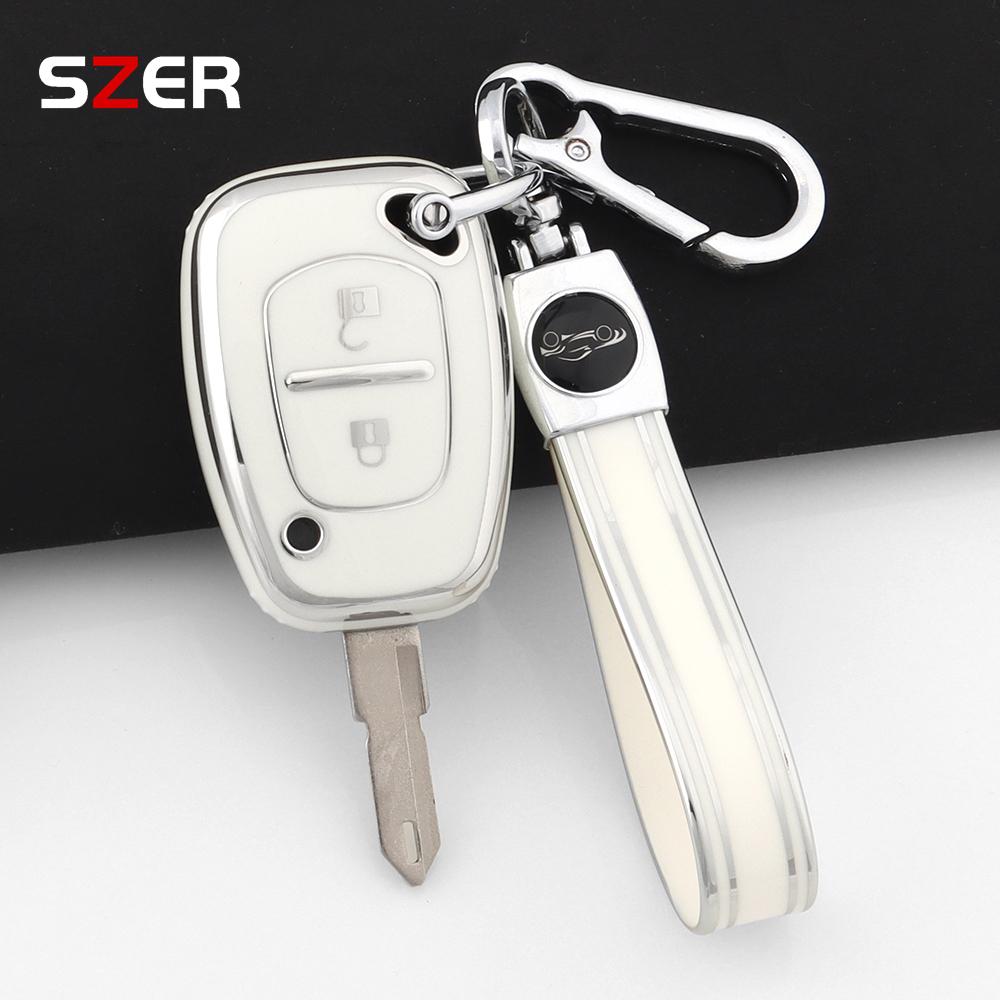 2 Button New Tpu Car Key Case Cover Shell For Vauxhall Opel Vivaro For Renault Movano Trafic Kangoo Protector Fob Accessories