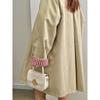 IELGY French Portable Saddle Bag All-Match One-Shoulder Cross-Body Female Bag
