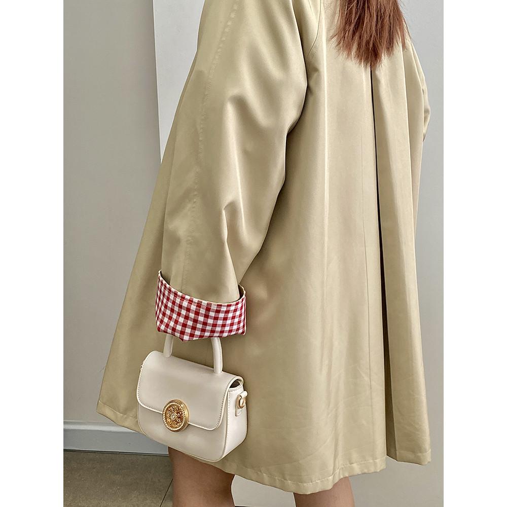 IELGY French Portable Saddle Bag All-Match One-Shoulder Cross-Body Female Bag