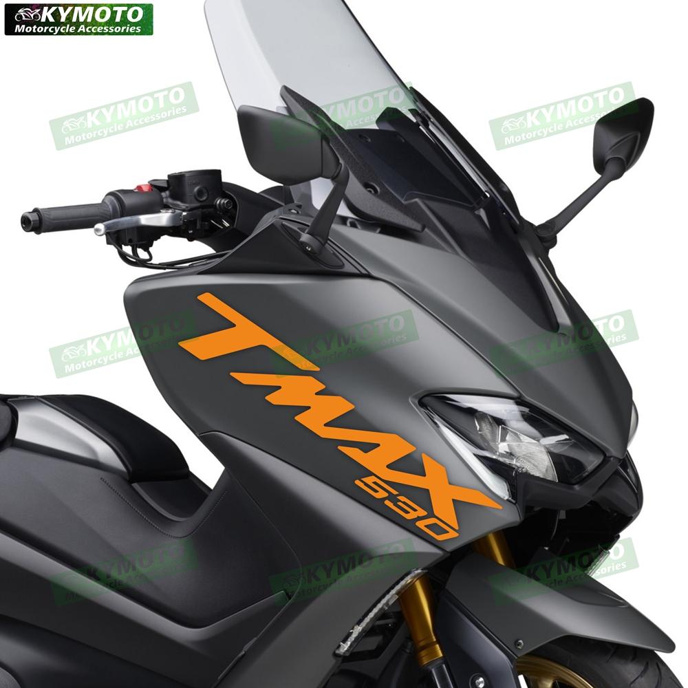 Per TMAX530 TMAX 530 accessori moto carrozzeria da corsa adesivi decorazione auto serbatoio carburante logo motore carena adesivi casco