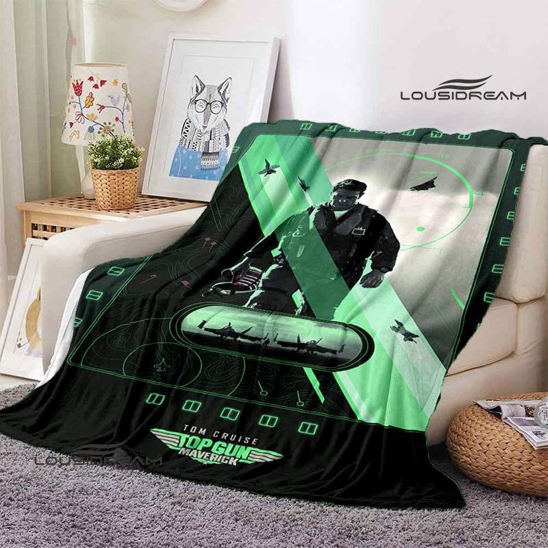 Classic Movie Top Gun Blanket Children's warm and beautiful blanket soft and comfortable blanket birthday gift