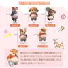 aninako Shiba Inu Squishy 3D Soft Belly Marshmallow Squishy Fat Dog Stress Cute 3D Marshmallow Fluffy Stickers for Planner Cell Phone Craft Supplies