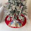 40/90/120CM Christmas Tree Skirt Christmas Supplies Decoration Xmas Tree Ornaments for Home Decor 2025 New Year's DIY Accessory