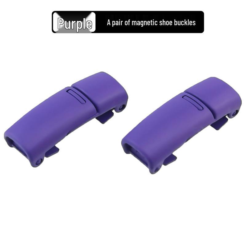 Colorful No Tie Magnetic Buckle Elastic Shoelaces