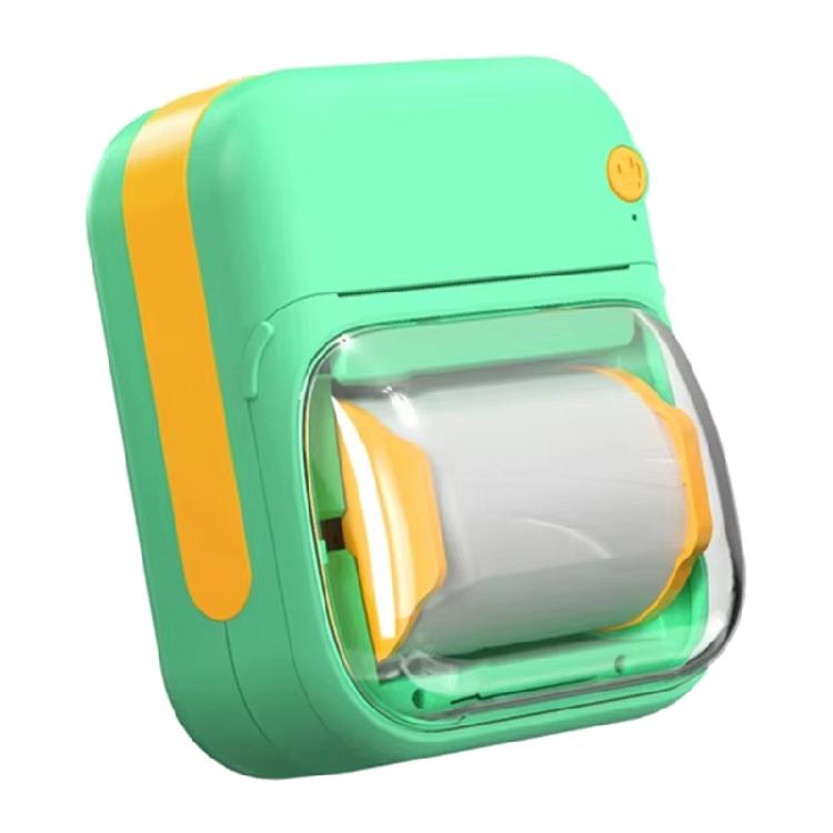 Portable Mini Thermals Printer for Labels Photos and Note Rechargeable Battery No Inks Required Includes 1 Roll Printing Paper