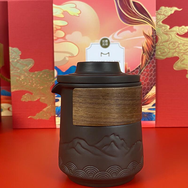 Portable Purple Clay Travel Tea Set