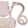 Puma Artificial Leather One Shoulder Clutch, Coin Purse, Shoulder Bag Regular Women's Cherry Blossom Pink 078719-02