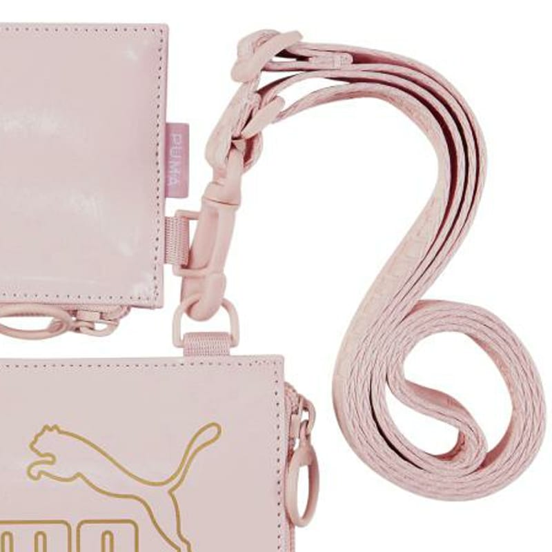 Puma Artificial Leather One Shoulder Clutch, Coin Purse, Shoulder Bag Regular Women's Cherry Blossom Pink 078719-02