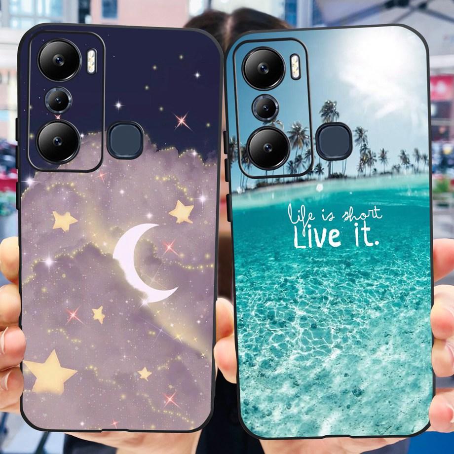 For Infinix Hot 20i 20 Play 20s Play Hot20 Phone Case Soft Liquid Silicone Bumper Shell Marble Cute Fashion Fundas For Hot20i
