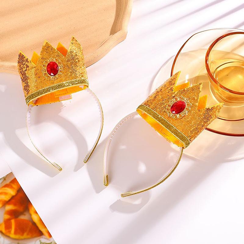 Cosplay Princess Crown Headband Custome Girls Halloween Carnival Party Role Suit Headwear Accessories