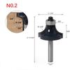 Over Router Bit1 Router Bit Router Bit With Bearing 1/4 Shank Corner Round Over