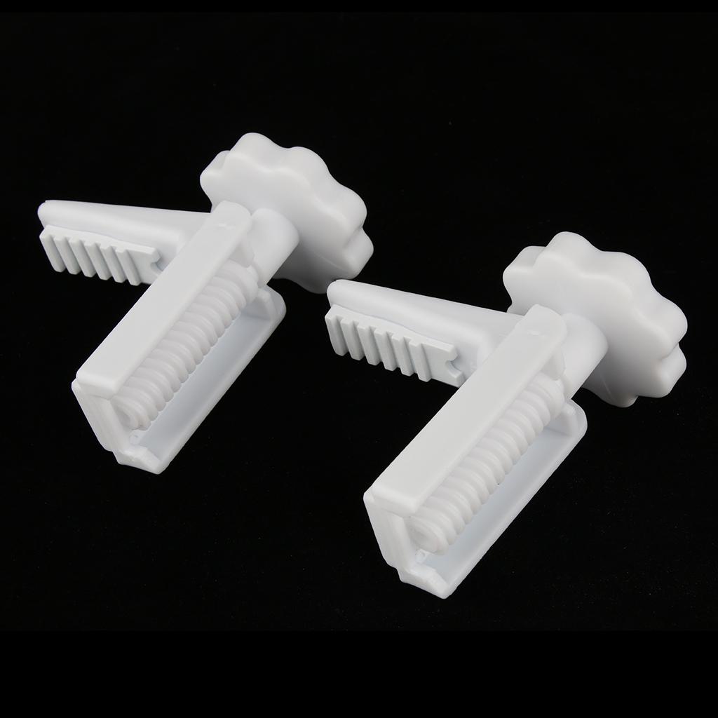 Handicapped Elderly Senior 2" Toilet Seat Riser Raised Safety Chair Lifter,Toilet Seat Elongated Riser White