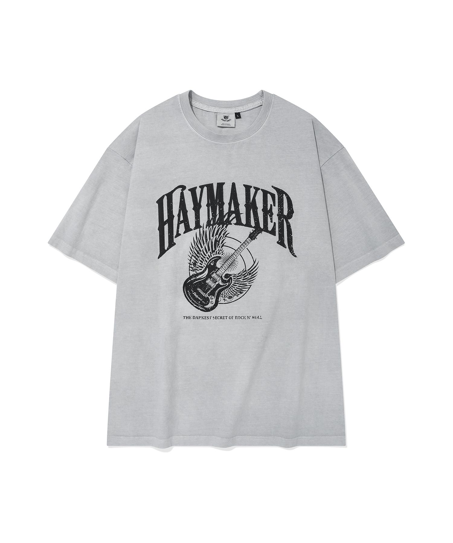 Disfunct Haymaker Pigment T-Shirt(Gray) S
