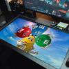 M&M's Podkładka pod mysz Duży rozmiar Podkładka na duży stół do gier Antypoślizgowa Podkładka pod laptopa Tablet Duża podkładka pod mysz XXL Mata na mini PC z obszyciem