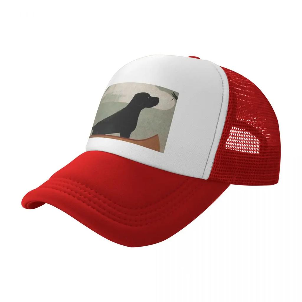 Black Dog Canoe Baseball Cap Streetwear Dad Hat Gentleman Hat Unique Hats Unisex Hats Women's