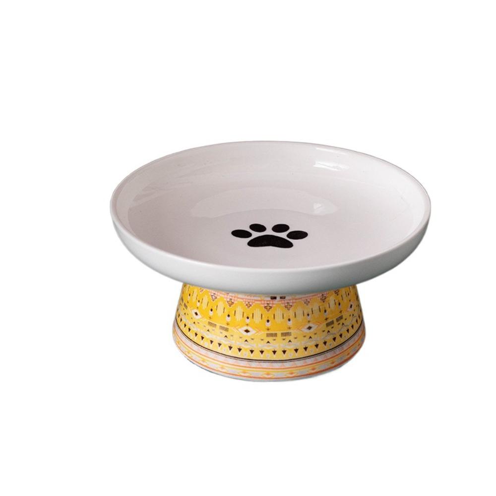 Cute Pet High Foot Bowl Creative Pet Drinking Feeder Dog Food Feeding Basin  Water Container