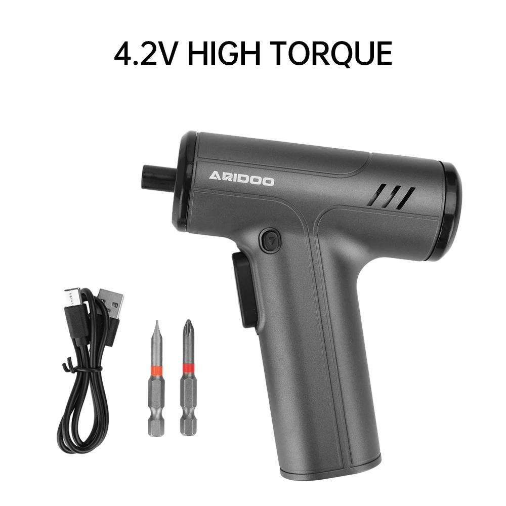 4.2V Electrical Screwdriver Set USB Rechargeable 2000mah Adjustment Power Dril Multi-function Disassembly Torque Repair Tool Kit