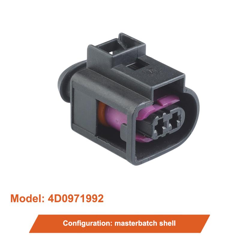 1pc 2 Way Assembly Auto High Pressure Oil Pump Electric Wire Harness Sockets For 4D0971992 Car Electrical Plug