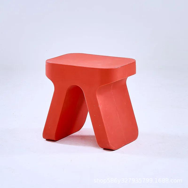 Entry Door Shoe Stool Colourful Plastic Children's Chair Portable Bathroom Outdoor Balcony Waterproof Small Seat Home