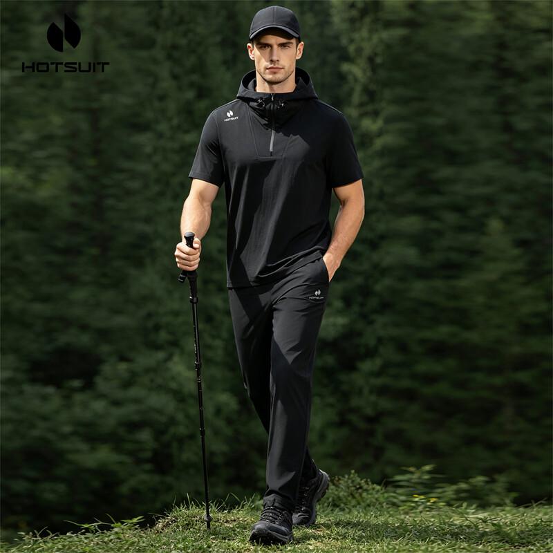 HOTSUIT Men's Summer Quick-Dry Running T-shirt & Shorts Set