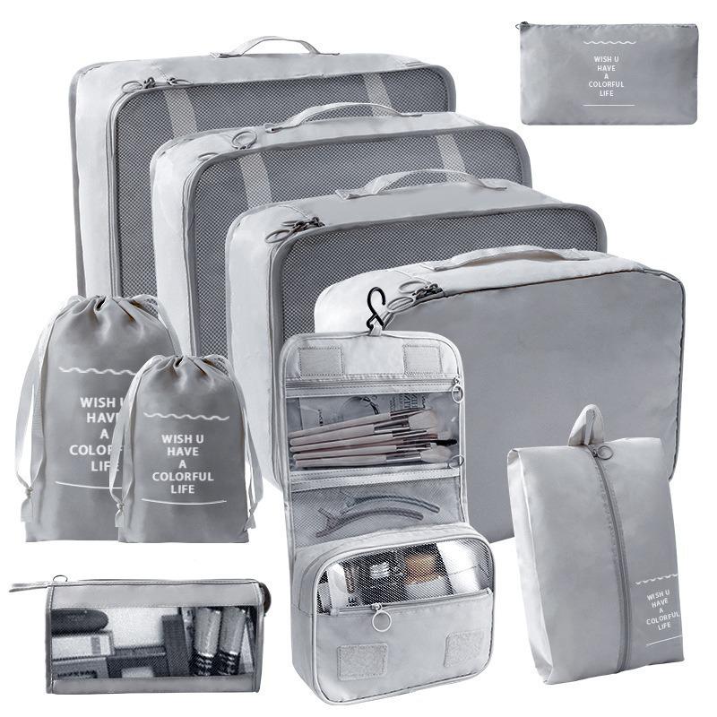 Large Capacity Foldable Travel Storage Bag Set - 7 Pieces
