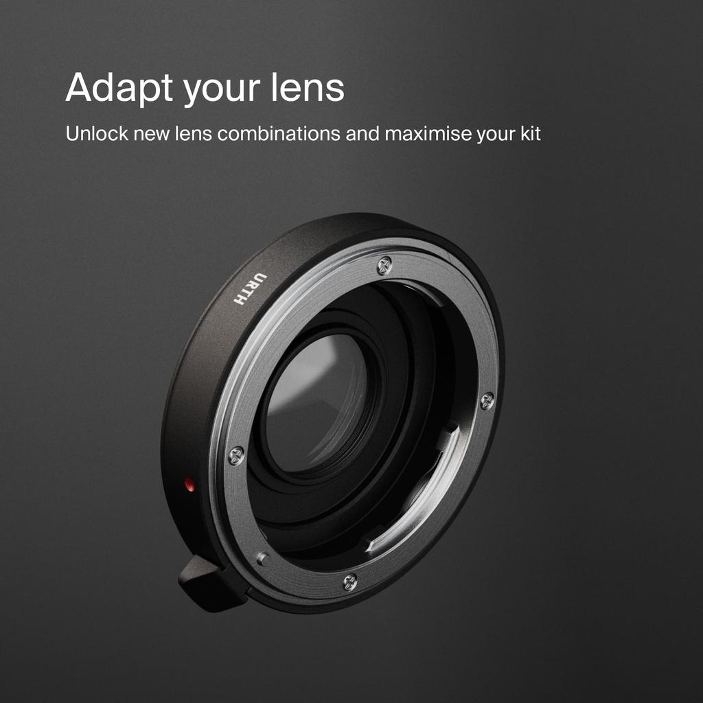 Urth Lens Mount Adapter: Pentax K Lenses to Nikon F Camera Body (with Optical Glass)