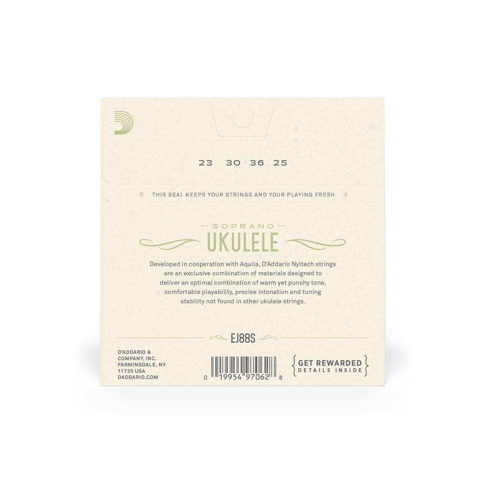 D'Addario Nyltech EJ88S soprano ukulele strings