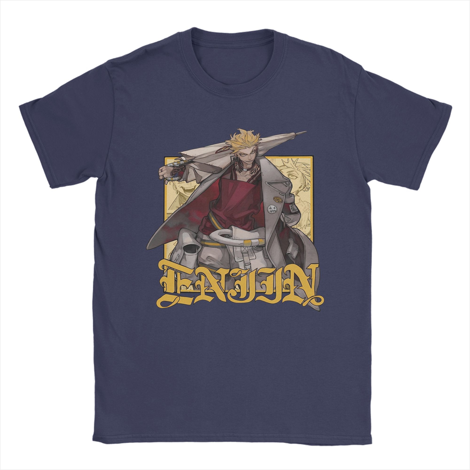 

Enjin Gachiakuta Anime TShirt for Men Novelty 100 Cotton Tee Shirt Round Collar Short Sleeve T Shirts Plus Size Clothes 4XL