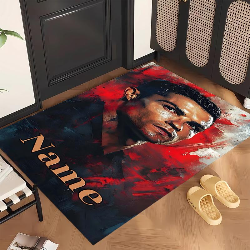 CR7 (23) Personalisierter Name Büro Teppich Stilvolle Dekoration für Wohnzimmer Schlafzimmer Küche