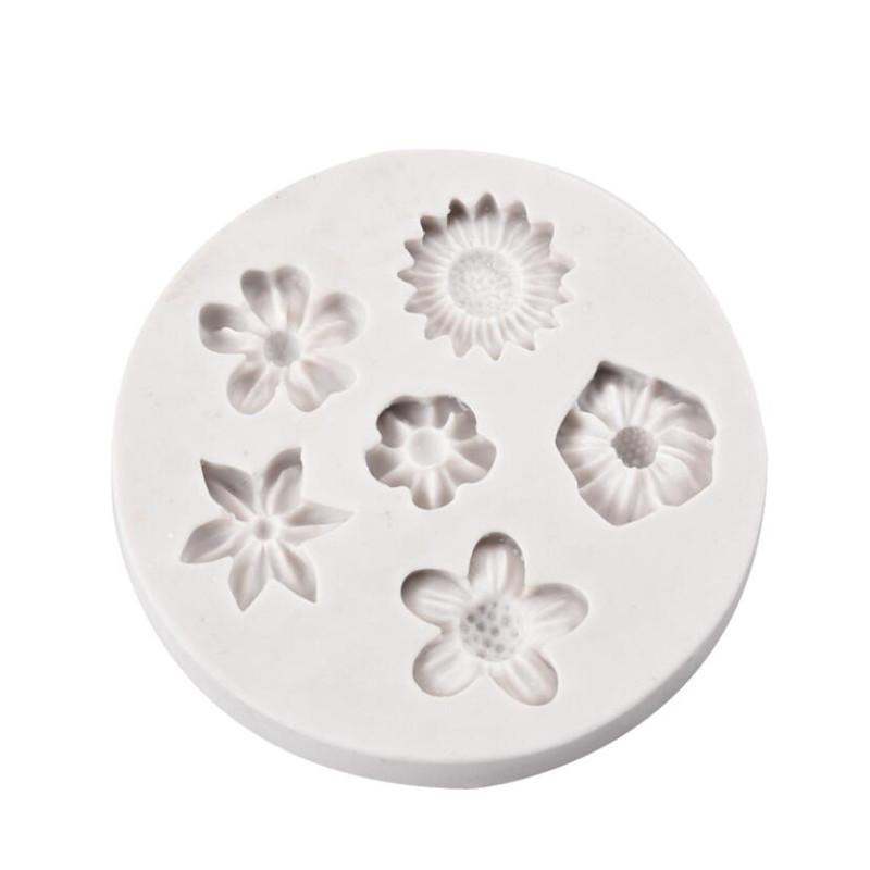 Flowers Various Chain Fondant Silicone Mold DIY Sugarcraft Cake Mold Soft Candy Mould Kitchen Baking Cake Tool DIY