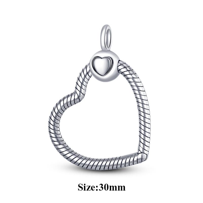 New 925 Sterling Silver Fashion Chunky Infinity Knot Pendant Necklace Snake Chain Collar O Pendant T Bar Necklace For Women Gift