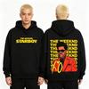 Rapper The Weeknd Fashion Cover Print Hoodie Men Women Pop Musicvintage Pullover Loose Casual Hip Hop Streetwear Hoodie