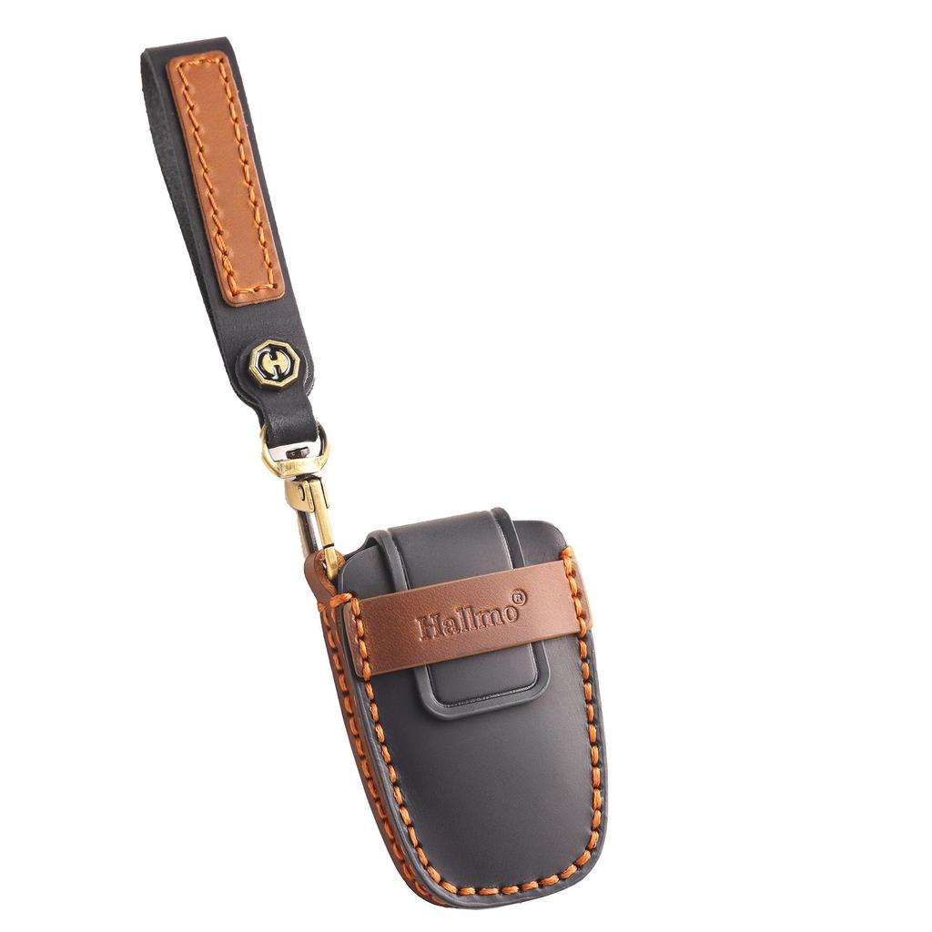 Premium Leather Car Key Cover for Hyundai ix45/Santa Fe