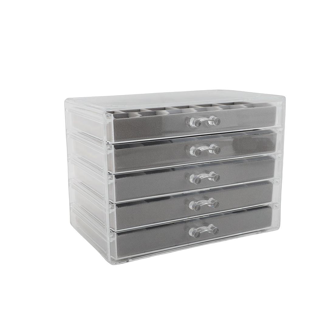 Drawers Rock Collection Box Multi Layer Stones Clear Display Storage Cases for Collectors Craft Enthusiasts