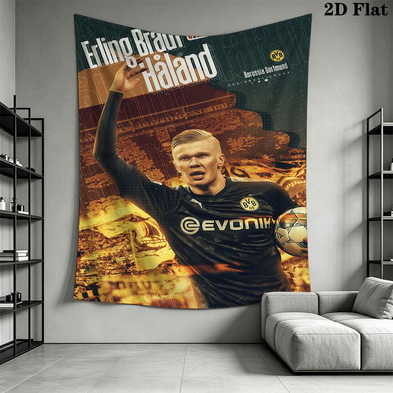 football star Wall Hanging Printed Fabric Blanket Decorative Tapestries for Bedroom Living Room Home Decor