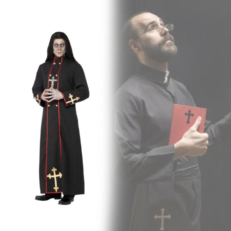 Costume Cloak Pastor Men Women Made  Cosplay Events Costume Legends Of Robe Evil