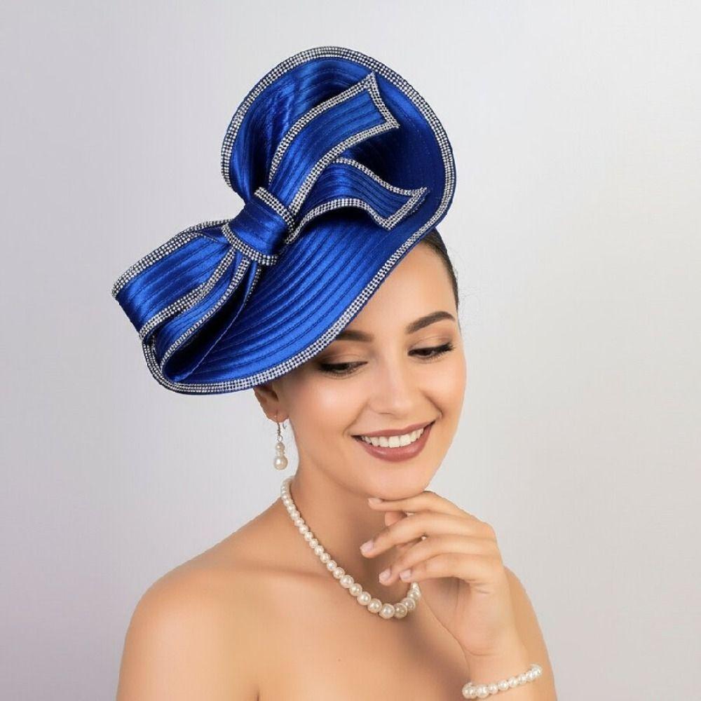Exquisite Vintage Fascinator Hat Bowknot Hair Band Sweet Bride Headdress Hair Hoop Top Hat 1920s Hair Accessories Photography