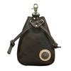 Natural Thick Cowhide Leather Coin Purse Coin Case Genuine Leather Mini Sacoche Carabiner Pouch Belt Loop Holds Inch iPhone Drawstring Pouch
